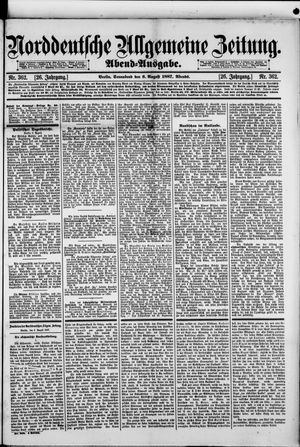 Norddeutsche allgemeine Zeitung on Aug 6, 1887