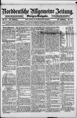 Norddeutsche allgemeine Zeitung vom 16.08.1887