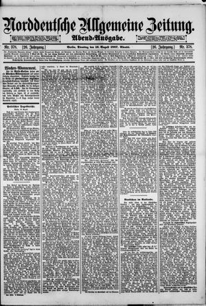 Norddeutsche allgemeine Zeitung vom 16.08.1887