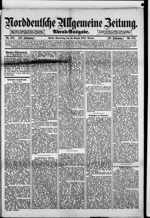 Norddeutsche allgemeine Zeitung vom 18.08.1887