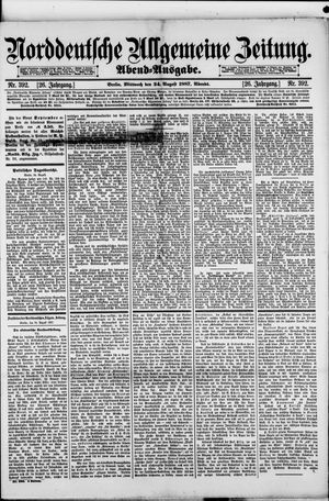 Norddeutsche allgemeine Zeitung vom 24.08.1887