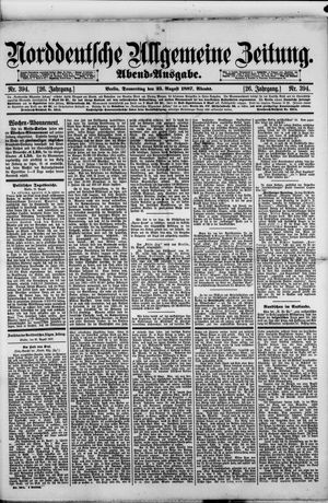 Norddeutsche allgemeine Zeitung vom 25.08.1887