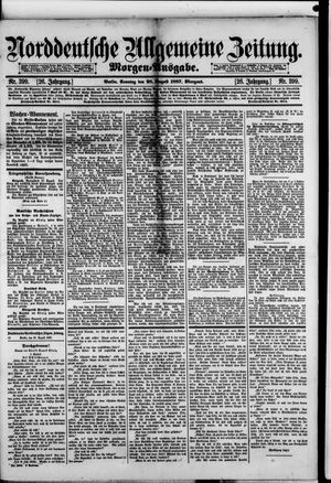 Norddeutsche allgemeine Zeitung on Aug 28, 1887
