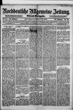 Norddeutsche allgemeine Zeitung vom 05.09.1887