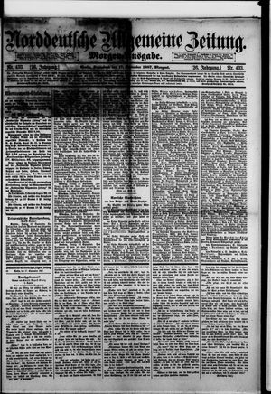 Norddeutsche allgemeine Zeitung vom 17.09.1887