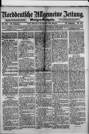 Norddeutsche allgemeine Zeitung vom 21.09.1887