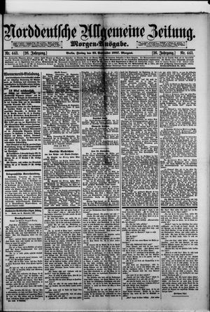 Norddeutsche allgemeine Zeitung vom 23.09.1887