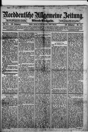 Norddeutsche allgemeine Zeitung vom 23.09.1887