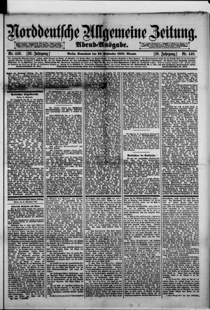 Norddeutsche allgemeine Zeitung vom 24.09.1887