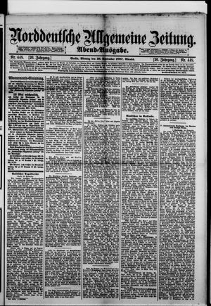 Norddeutsche allgemeine Zeitung vom 26.09.1887