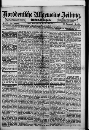 Norddeutsche allgemeine Zeitung vom 28.09.1887