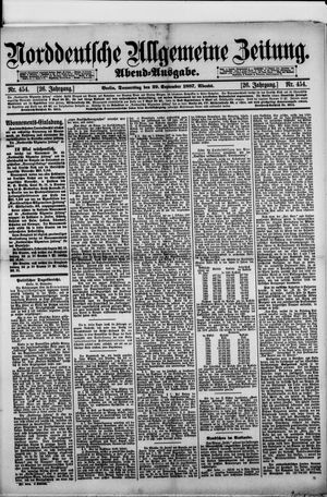 Norddeutsche allgemeine Zeitung vom 29.09.1887