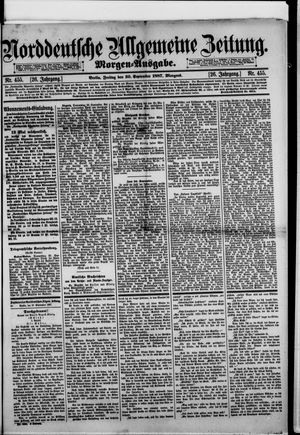 Norddeutsche allgemeine Zeitung vom 30.09.1887