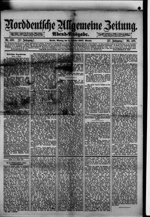 Norddeutsche allgemeine Zeitung vom 03.10.1887