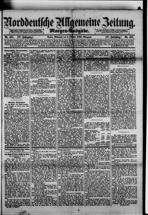 Norddeutsche allgemeine Zeitung vom 05.10.1887