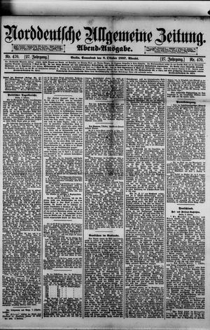 Norddeutsche allgemeine Zeitung vom 08.10.1887