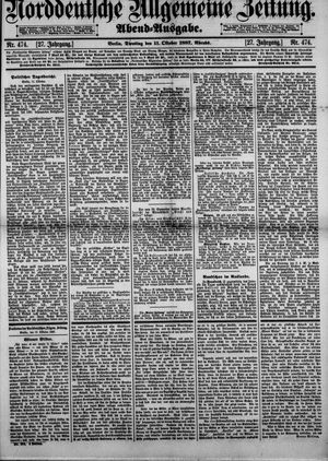Norddeutsche allgemeine Zeitung on Oct 11, 1887