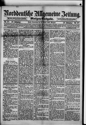 Norddeutsche allgemeine Zeitung vom 13.10.1887