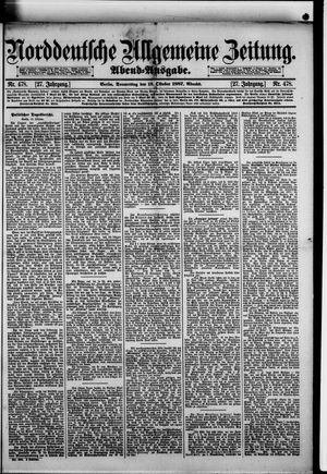 Norddeutsche allgemeine Zeitung vom 13.10.1887
