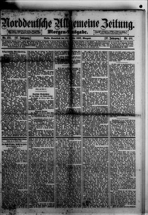 Norddeutsche allgemeine Zeitung vom 15.10.1887