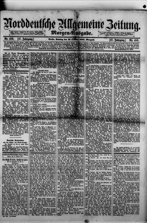 Norddeutsche allgemeine Zeitung vom 16.10.1887