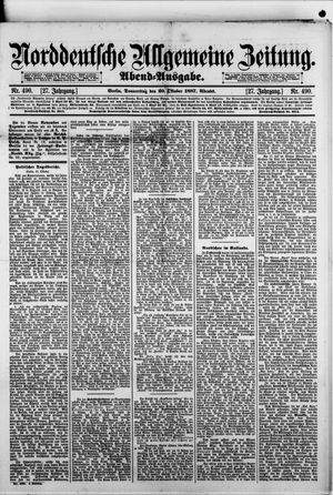 Norddeutsche allgemeine Zeitung vom 20.10.1887