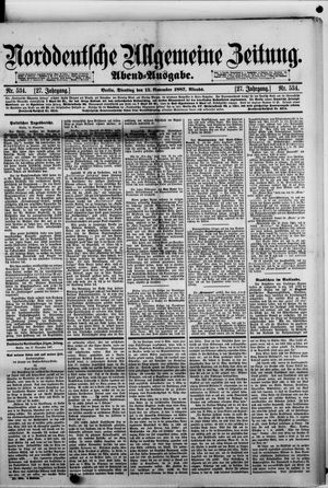 Norddeutsche allgemeine Zeitung vom 15.11.1887