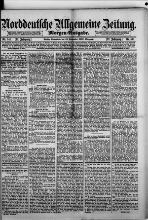 Norddeutsche allgemeine Zeitung vom 19.11.1887