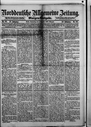 Norddeutsche allgemeine Zeitung vom 01.12.1887