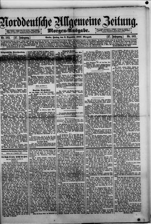 Norddeutsche allgemeine Zeitung vom 02.12.1887