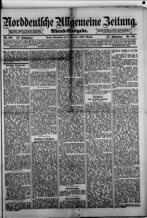 Norddeutsche allgemeine Zeitung vom 03.12.1887