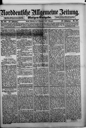 Norddeutsche allgemeine Zeitung vom 06.12.1887