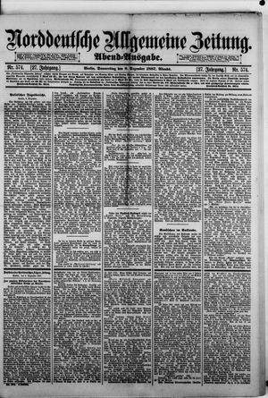 Norddeutsche allgemeine Zeitung vom 08.12.1887