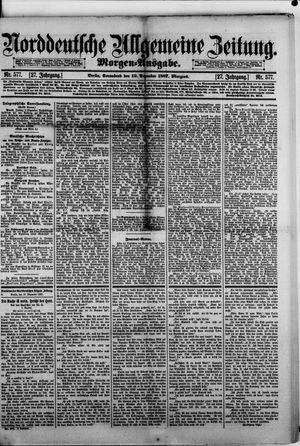 Norddeutsche allgemeine Zeitung vom 10.12.1887