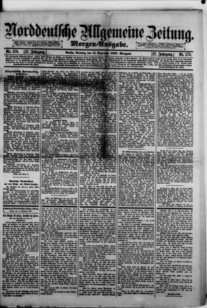 Norddeutsche allgemeine Zeitung vom 11.12.1887