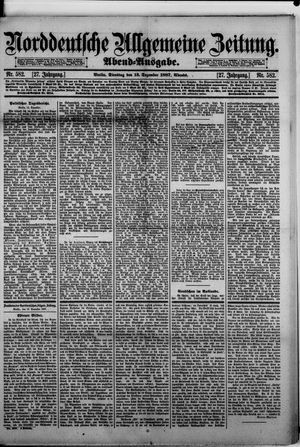 Norddeutsche allgemeine Zeitung vom 13.12.1887