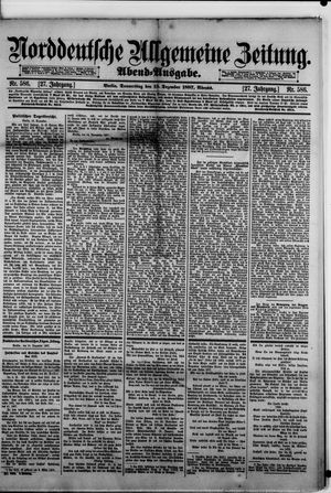 Norddeutsche allgemeine Zeitung vom 15.12.1887