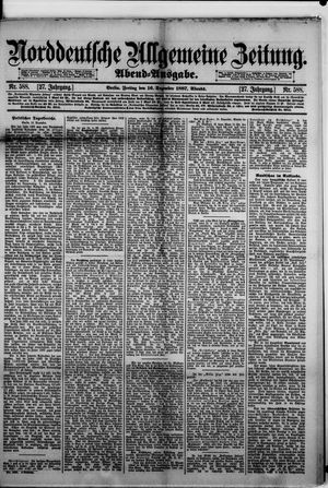 Norddeutsche allgemeine Zeitung vom 16.12.1887