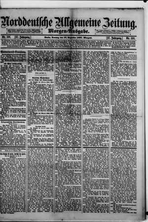 Norddeutsche allgemeine Zeitung vom 18.12.1887
