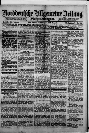 Norddeutsche allgemeine Zeitung vom 21.12.1887