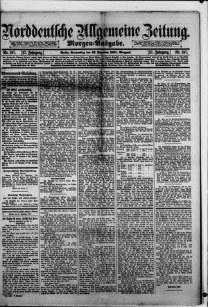 Norddeutsche allgemeine Zeitung vom 22.12.1887