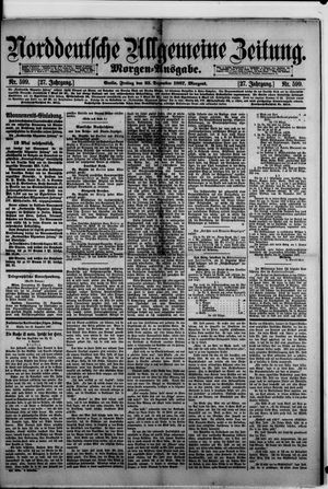 Norddeutsche allgemeine Zeitung vom 23.12.1887