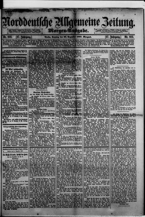 Norddeutsche allgemeine Zeitung vom 25.12.1887