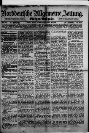 Norddeutsche allgemeine Zeitung on Dec 25, 1887