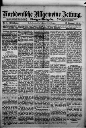 Norddeutsche allgemeine Zeitung vom 07.01.1888