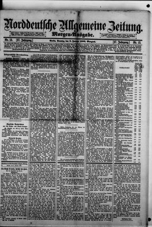 Norddeutsche allgemeine Zeitung vom 08.01.1888