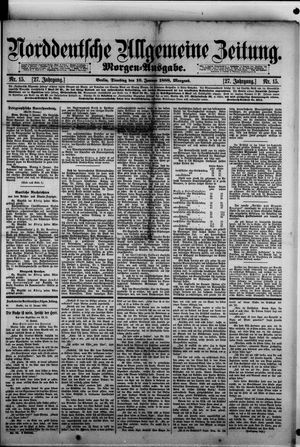 Norddeutsche allgemeine Zeitung vom 10.01.1888