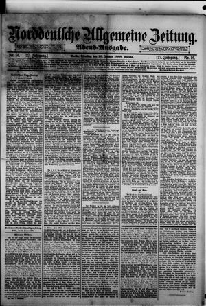 Norddeutsche allgemeine Zeitung vom 10.01.1888