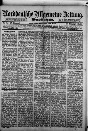 Norddeutsche allgemeine Zeitung vom 11.01.1888