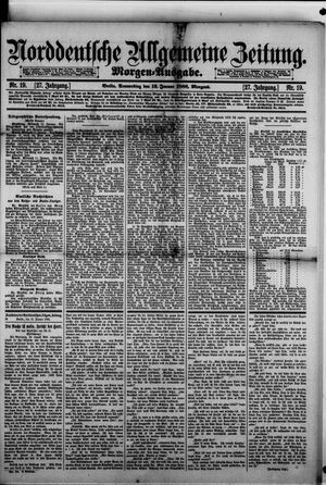 Norddeutsche allgemeine Zeitung vom 12.01.1888